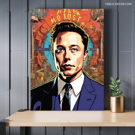 تابلو ایلان ماسک 28 Elon Musk