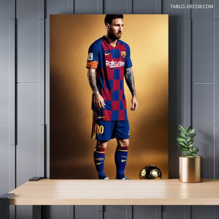 تابلو فوتبالی مسی Messi football