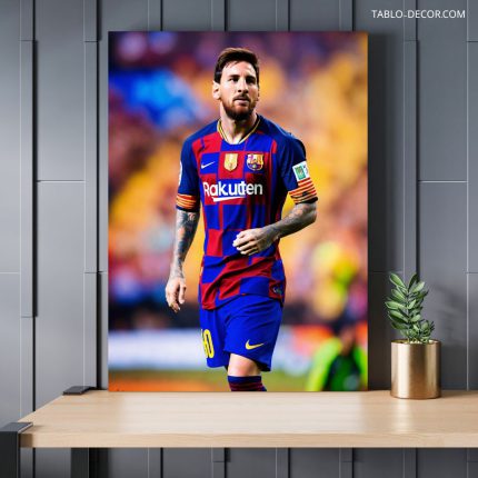 تابلو مسی قهرمان فوتبال Messi, the football champion