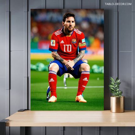 تابلو فوتبالی بازیکن مسی Football player Messi