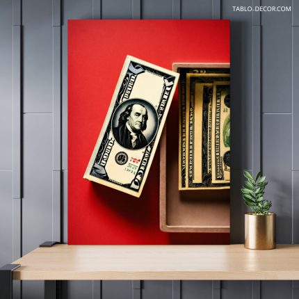 تابلو اسکناس دلار Dollar bill