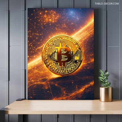 تابلو بیت کوین خاص و متفاوت Bitcoin is special and different.