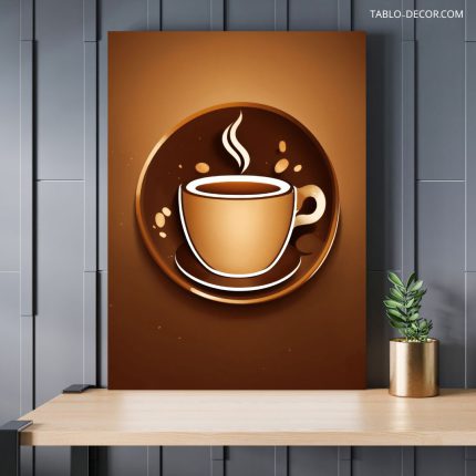 تابلو قهوه لاکچری Luxury coffee