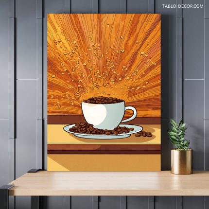 تابلو قهوه مینیمال Minimal coffee