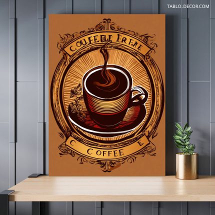 تابلو قهوه شیک stylish coffee