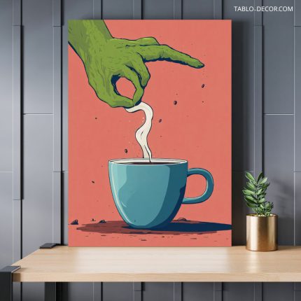 تابلو دکوراتیو قهوه فانتزی Fancy coffee