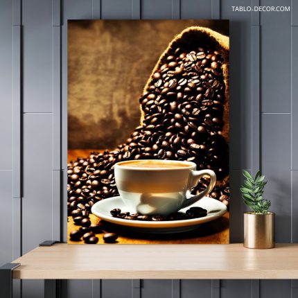 تابلو دکوراتیو اسپرسو مدرن Modern espresso
