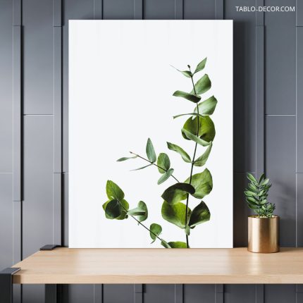 تابلو پینترستی برگ سبز Pinterest Green Leaf