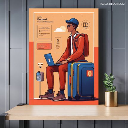 تابلو مسافرتی مدرن Modern travel