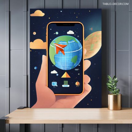 تابلو آژانس مسافرتی با طرح خاص Travel agency with a special design