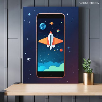 تابلو شرکت مسافرتی با طرح هواپیما Travel company with airplane design