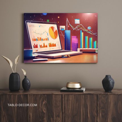 تابلو ترید با طراحی مدرن Trade with modern design