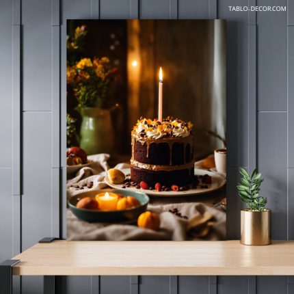 تابلو کیک شکلاتی Chocolate cake