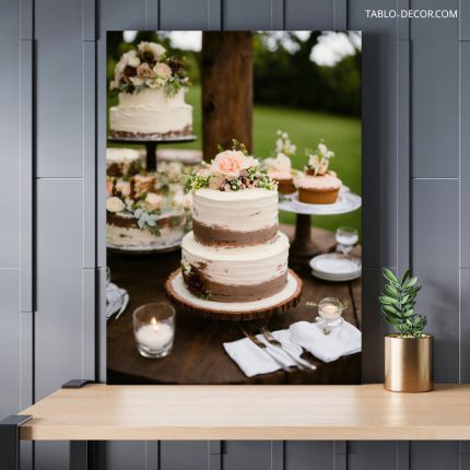 تابلو کیک لاکچری Luxury cake