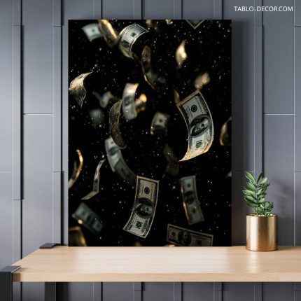 تابلو دلار و ثروت Dollars and wealth