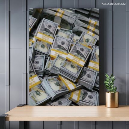 تابلو دلار های انباشته Accumulated dollars