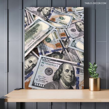 تابلو دکوراتیو مدرن دلار Modern dollar