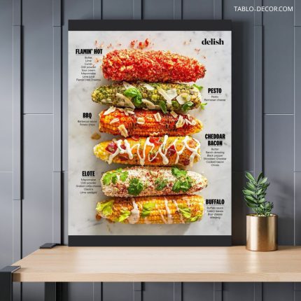 تابلو ذرت مکزیکی دکوراتیو Decorative Mexican corn