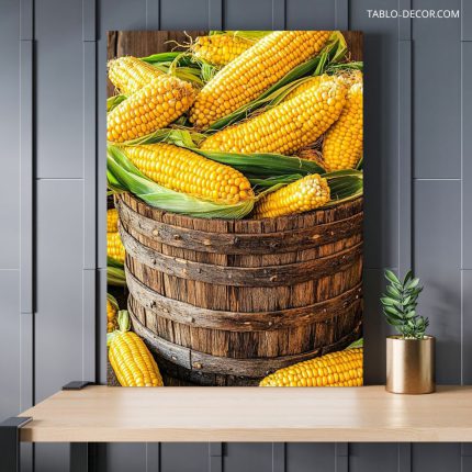 تابلو دکوراتیو مدرن ذرت corn
