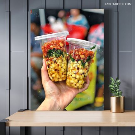 تابلو ذرت لذیذ Delicious corn