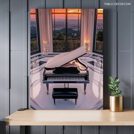 تابلو پیانو با چاپ کیفیت بالا High quality printed piano