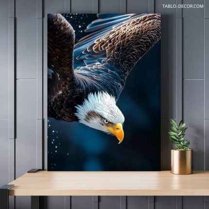 تابلو عقاب در حال پرواز Eagle in flight