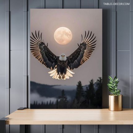 تابلو عقاب با بال های عظیم Eagle with huge wings
