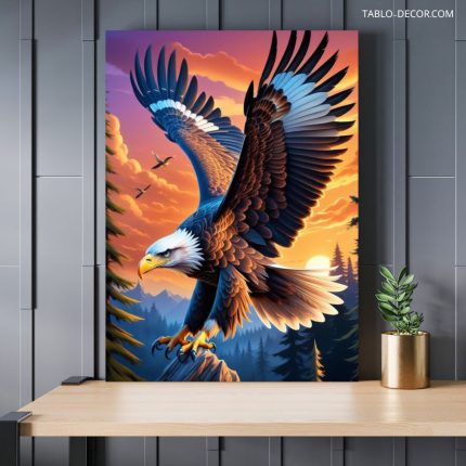 تابلو دکوراتیو عقاب برای دکور شیک Eagle for stylish decor
