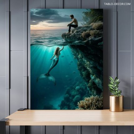 تابلو پری دریایی mermaid