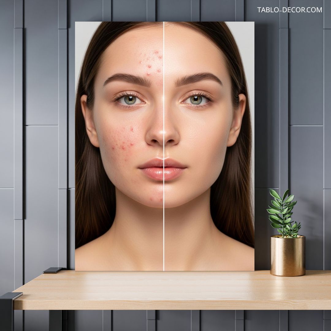 TD 4756 jpg تابلو دکوراتیو کلینیک پوست Skin treatment clinic