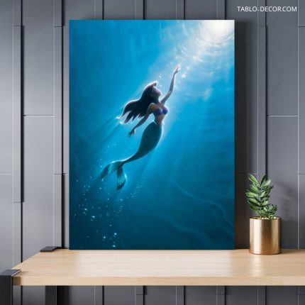 تابلو دکوراتیو پری دریایی mermaid