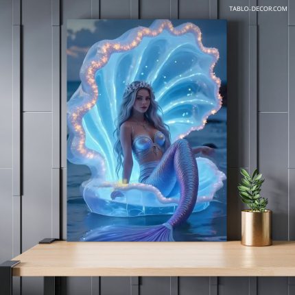 تابلو پری دریایی فانتزی Fantasy mermaid