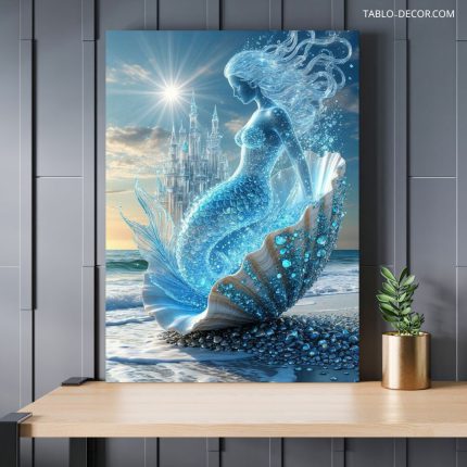 تابلو پری دریایی با کیفیت بالا High quality mermaid