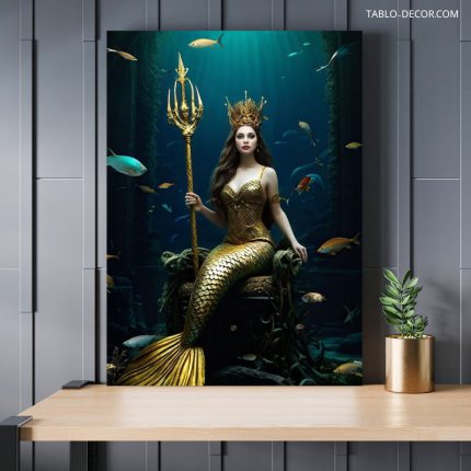 تابلو فانتزی پری دریایی mermaid