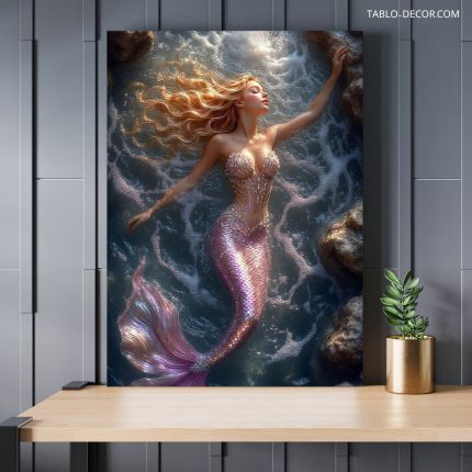 تابلو پری دریایی خاص A special mermaid