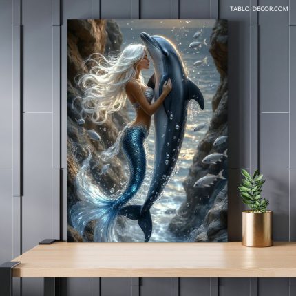 تابلو پری دریایی افسانه ای The legendary mermaid