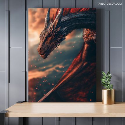 تابلو اژدهای خشمگین Angry Dragon