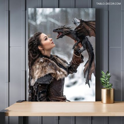 تابلو فانتزی اژدها the dragon