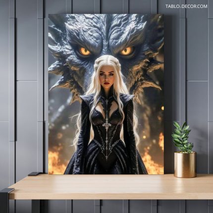 تابلو اژدهای اسرارآمیز Mysterious Dragon