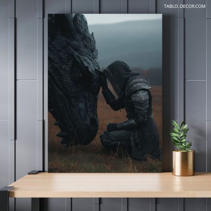 تابلو اژدهای جنگجو Warrior Dragon