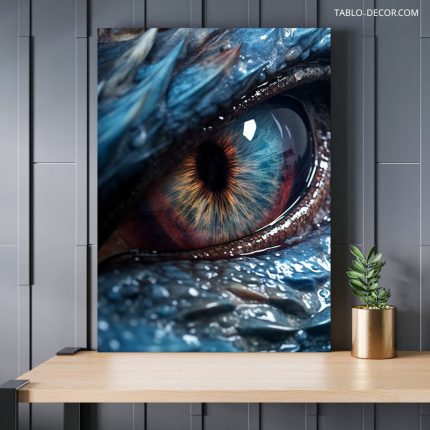 تابلو چشمان اژدها Dragon eyes