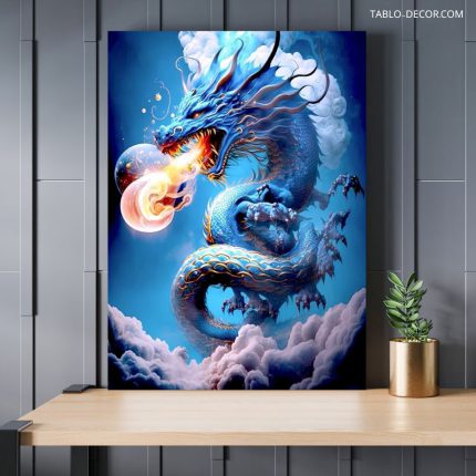 تابلو اژدهای آتشین Fire Dragon