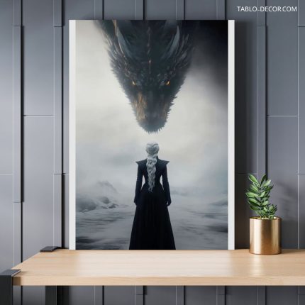 تابلو اژدهای شهر افسانه ای Dragon of the legendary city