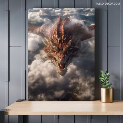 تابلو اژدها با کیفیت بالا High quality dragon