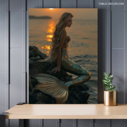 تابلو پری دریایی رویایی dream mermaid