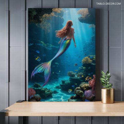 تابلو پری دریایی mermaid