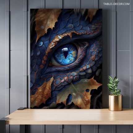 تابلو دکوراتیو مدرن چشم اژدها Modern Dragon Eye