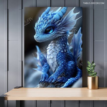 تابلو بچه اژدها baby dragon