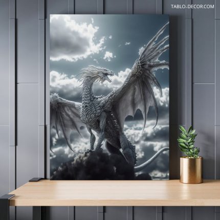 تابلو فانتزی اژدهای پادشاه افسانه Dragon King Legend