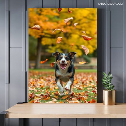 تابلو دکوراتیو طرح سگ dog design